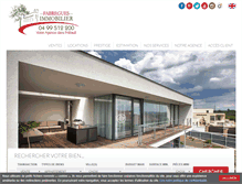 Tablet Screenshot of fabregues-immobilier.com